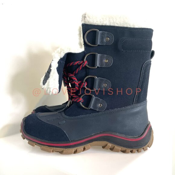 Utility | NWOT Pajar Suede Winter Boots | Weatherized | Navy Shearling Cabincore - Picture 6 of 13